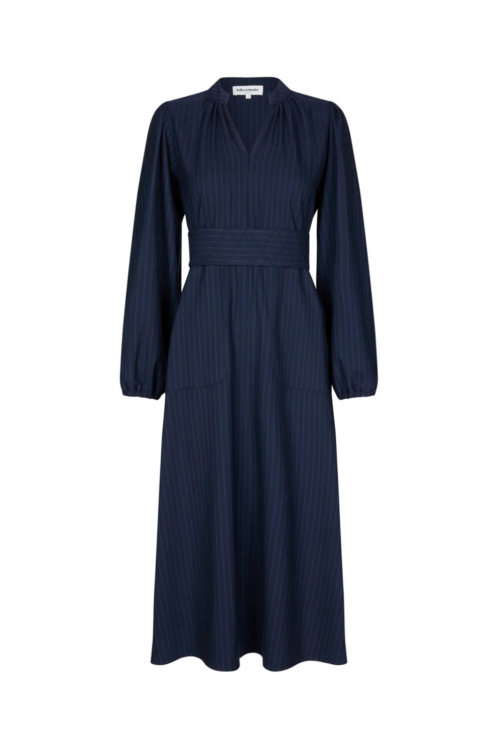 Paris Midi Dress - Dark Navy