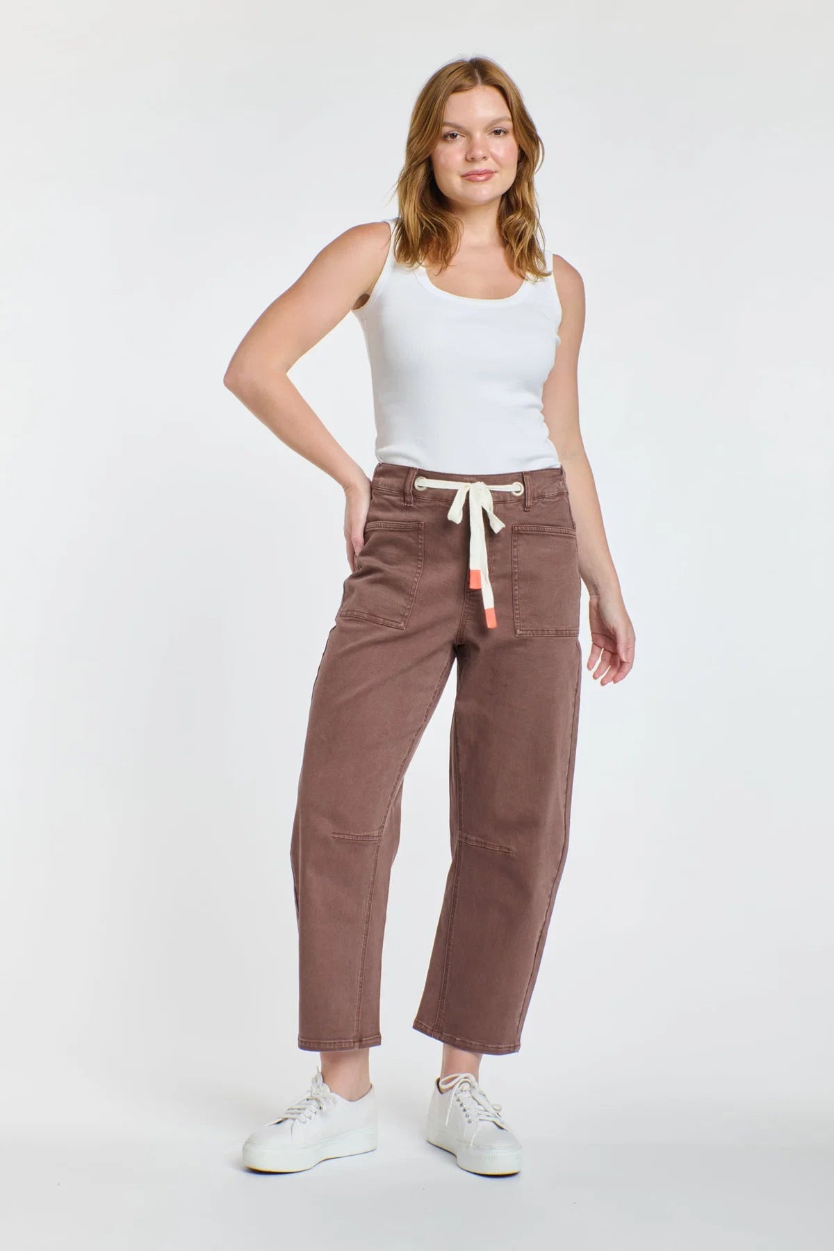 Monaco Carter Barrel Jeans - Chocolate