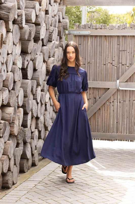 Trestle Dress - French Navy