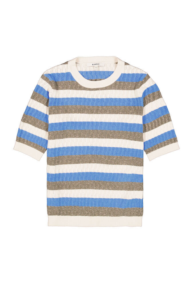 Whitecap Sweater - Cream/Blue/Gold