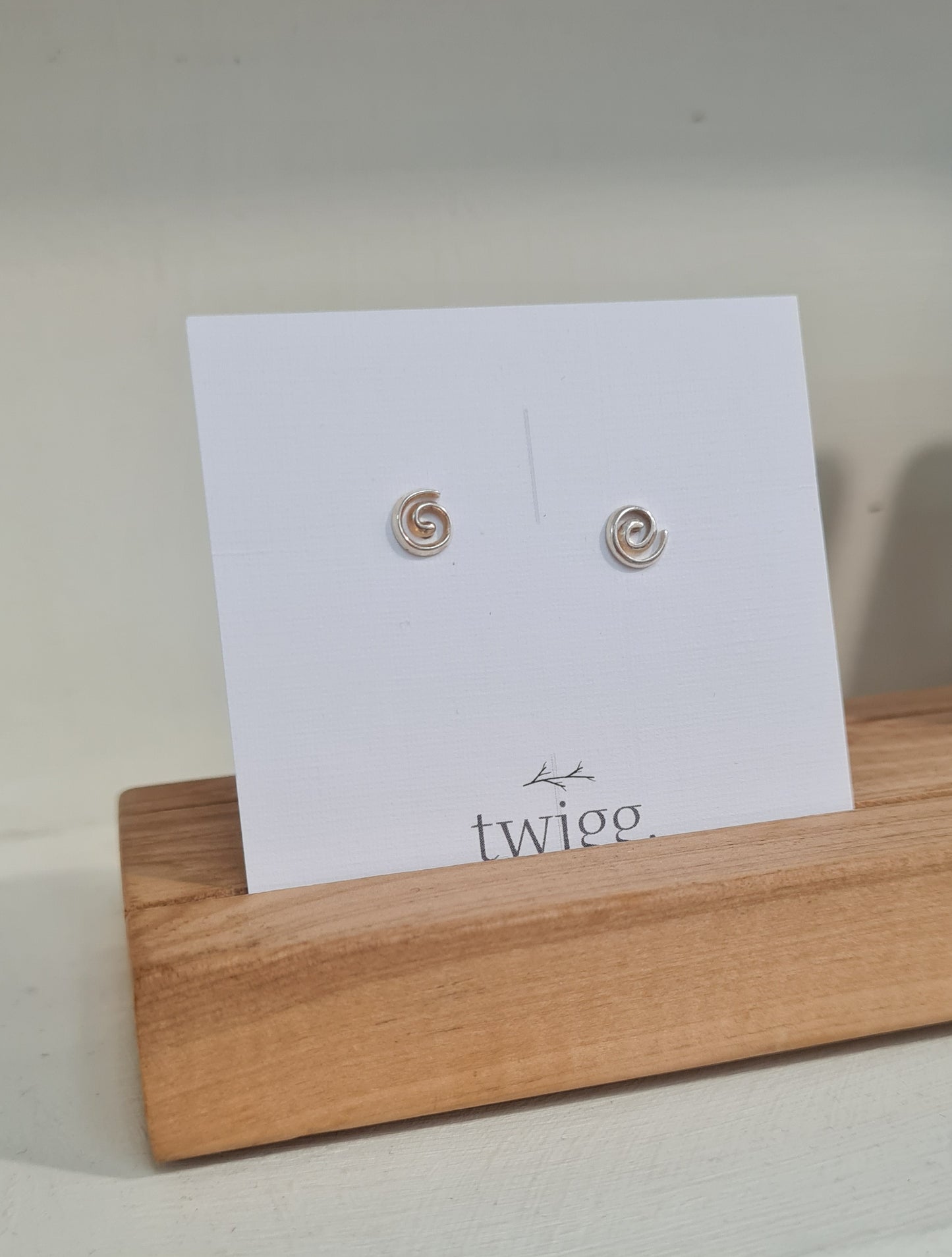 Whirl Earrings - Silver
