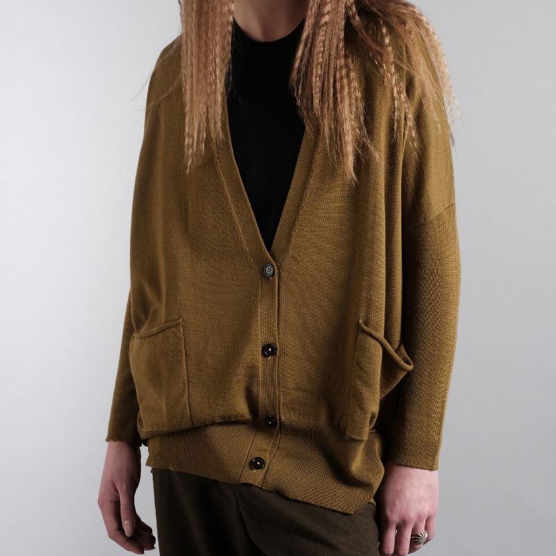 Strung Out Cardi - Olive