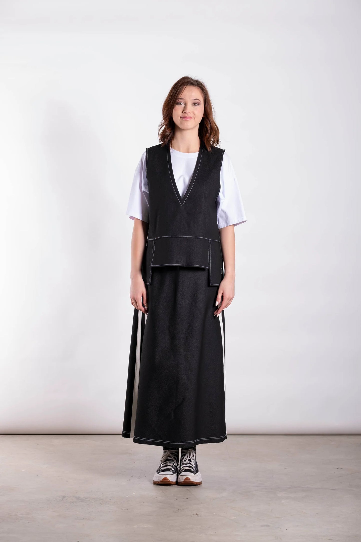 Bias Skirt - Urban Coal