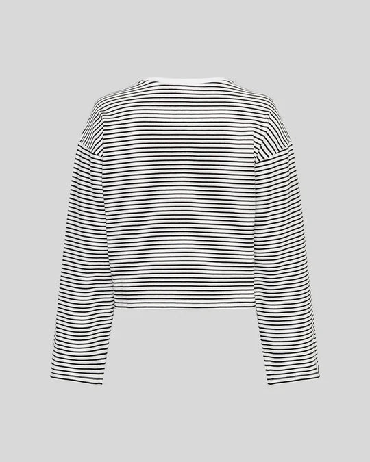 Krestiane Pullover - Egret/Black