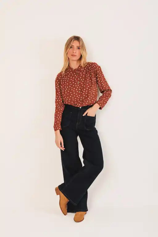 Spot Shirt - Terracotta