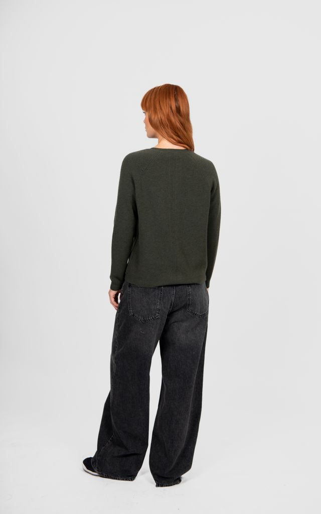 Raglan Pullover - Olive