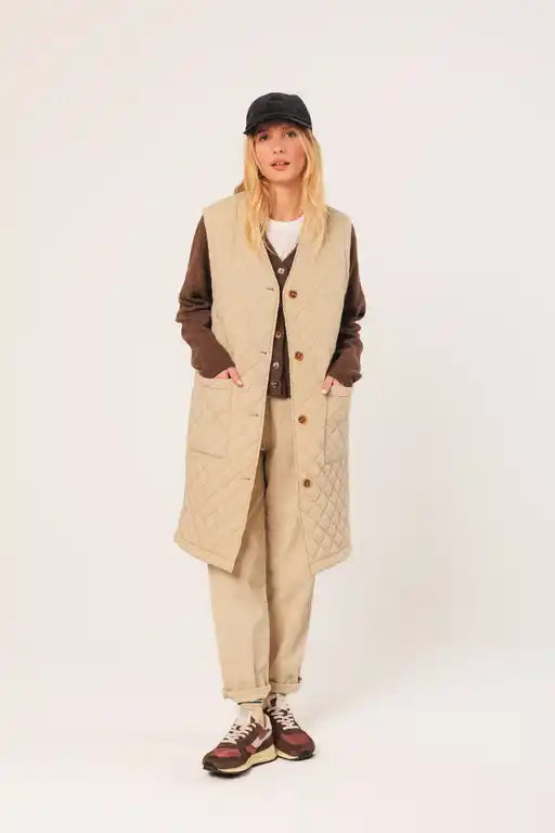 V Neck Cardy - Chocolate