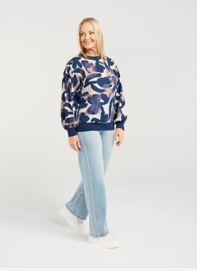 Emily Top - Bold Flora