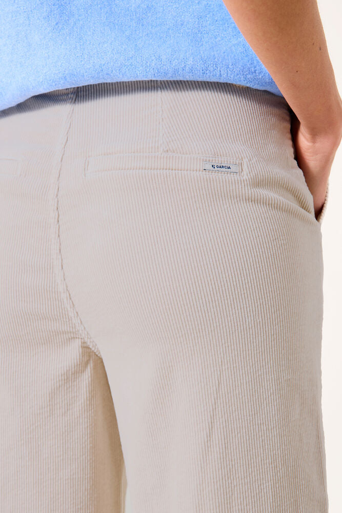 Off White Cord Pants