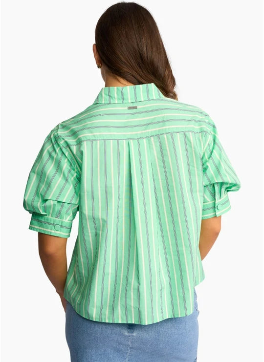 Titan Shirt - Mint Stripe