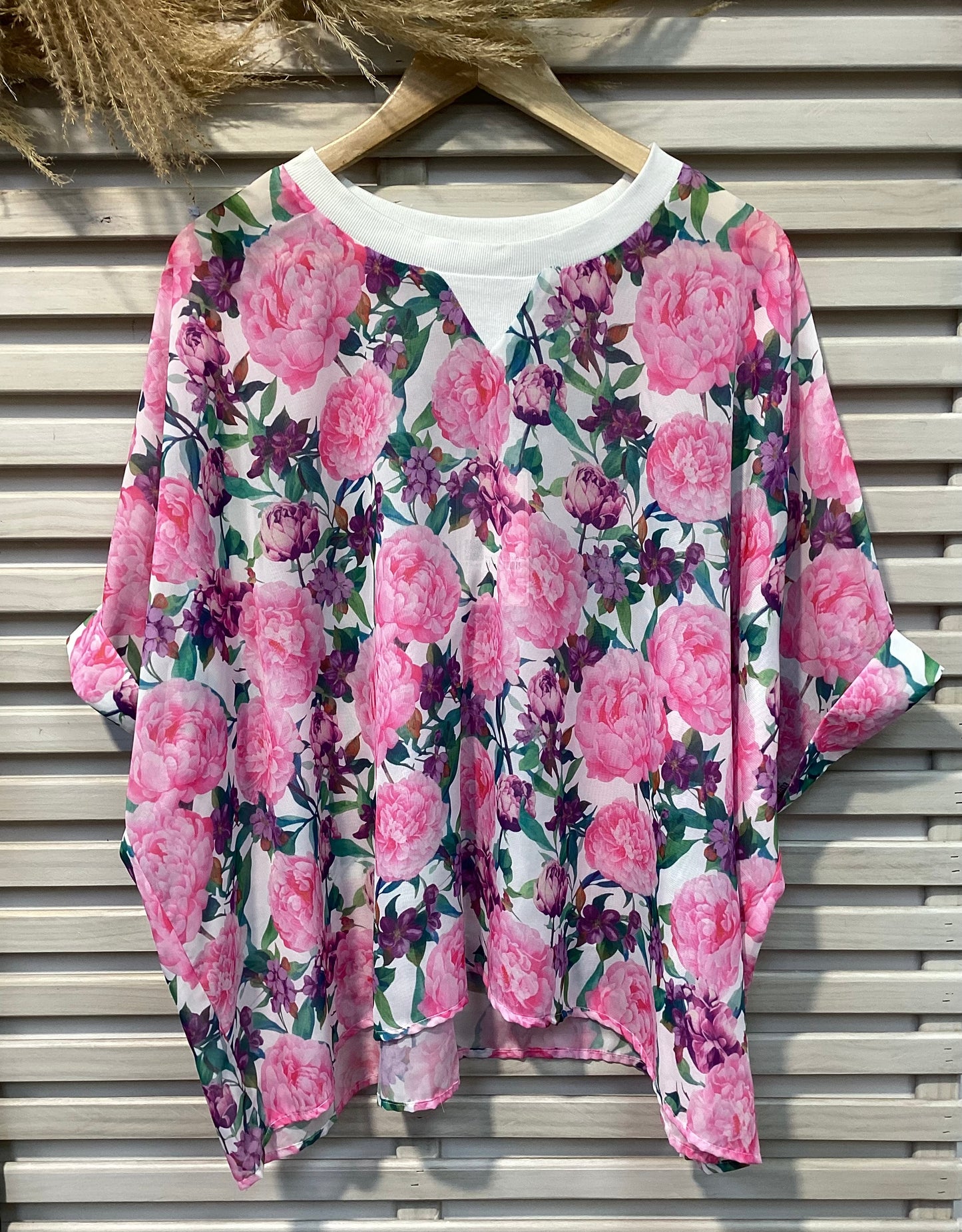 Lola Top - Floral/White