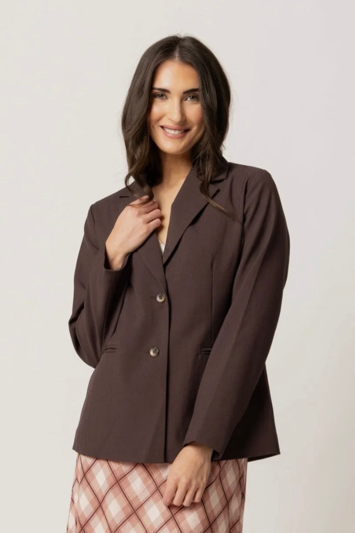 Relaxed Blazer - Cacao