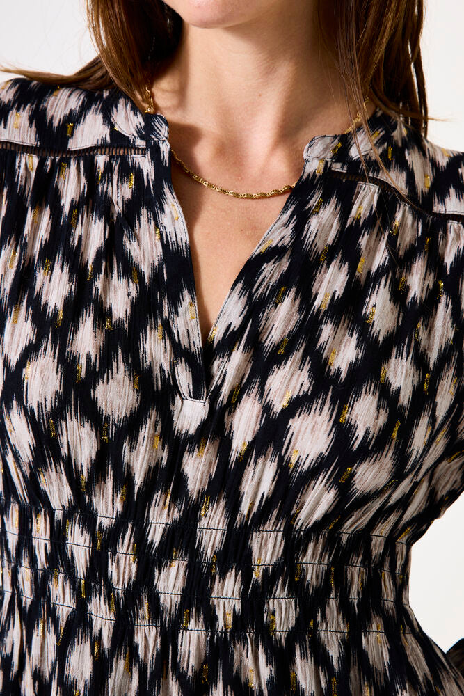 Diamond Print Dress
