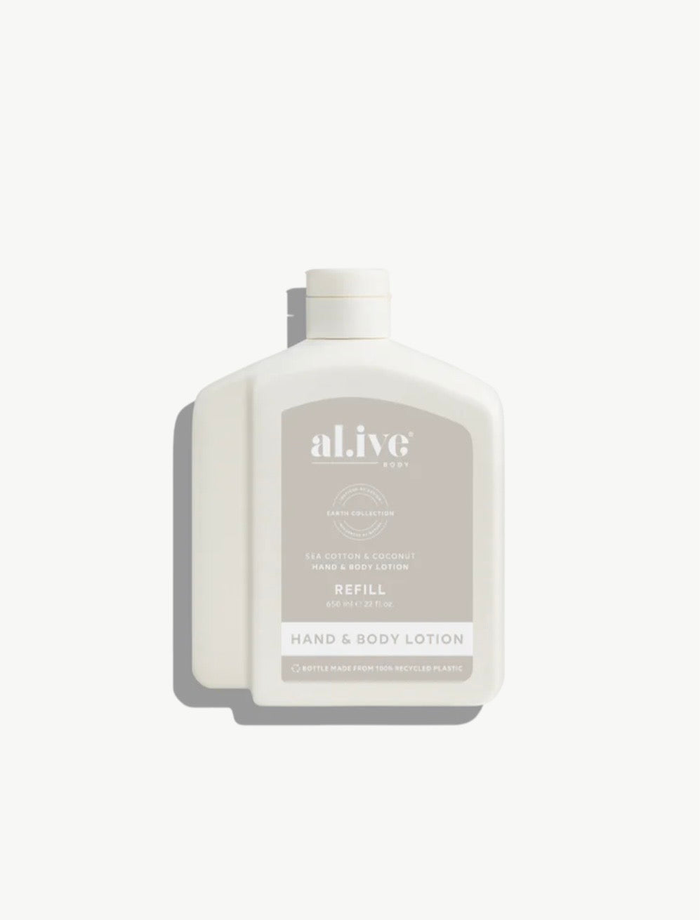 650ml Hand & Body Lotion Refill - Sea Cotton & Coconut