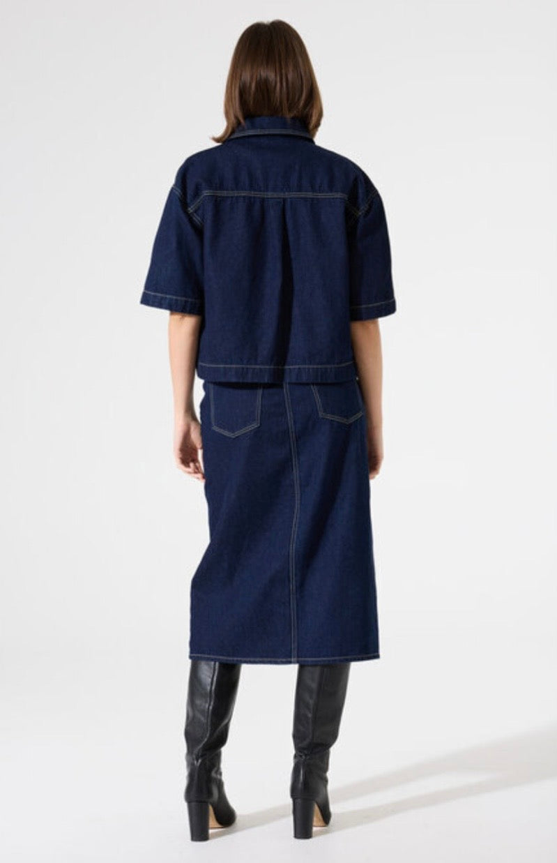 Cropped Denim Jacket