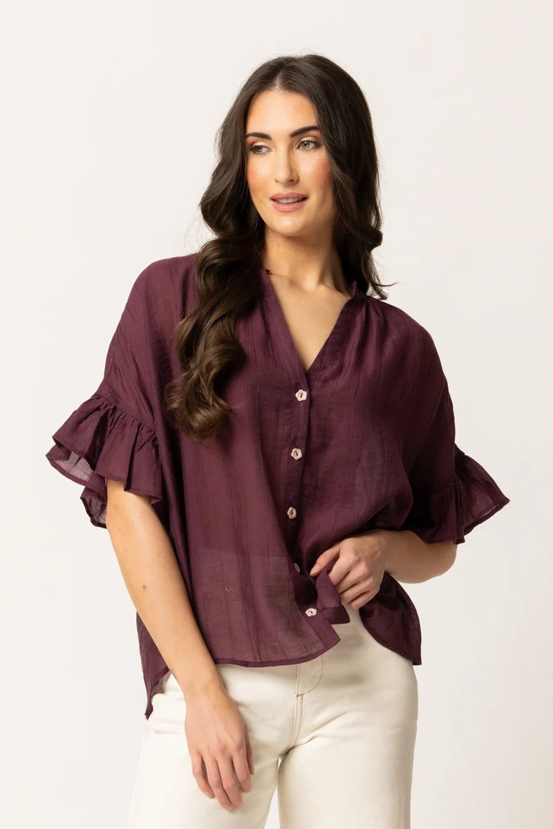 Riverstone Shirt - Plum