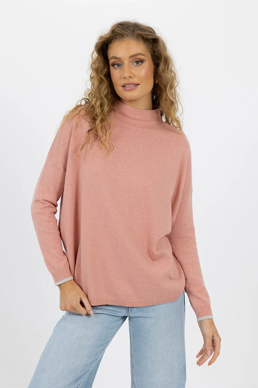 Heidi Knit Top - Rose/Pink