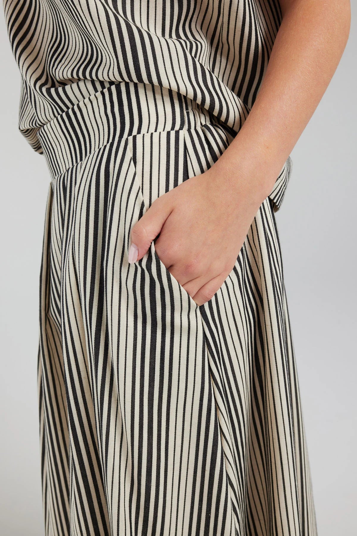 Sutton Top - Black Stripe