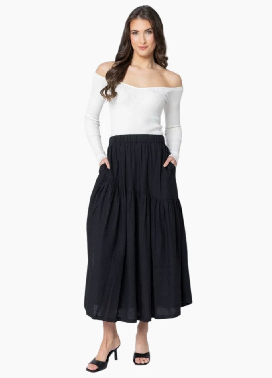 Devine Maxi Skirt - Black