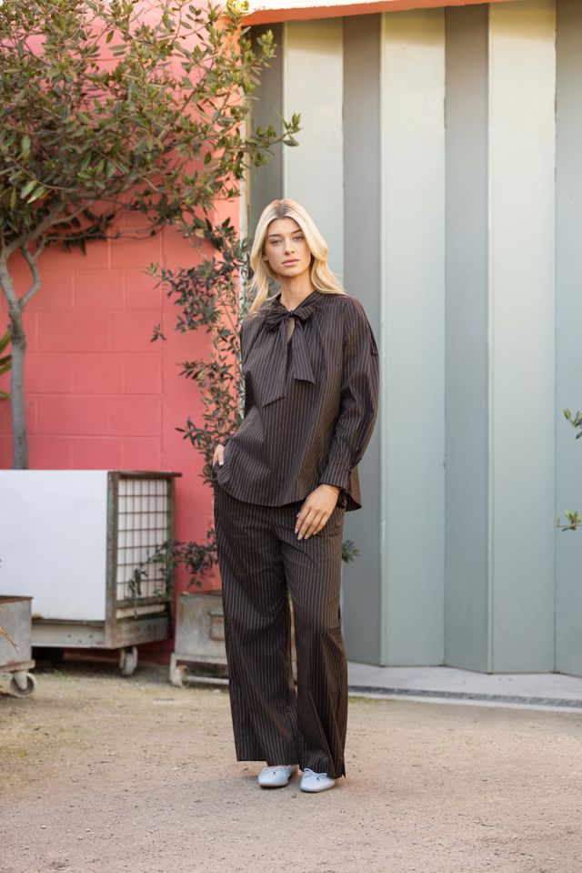 Nomad Pant - Chocolate Stripe