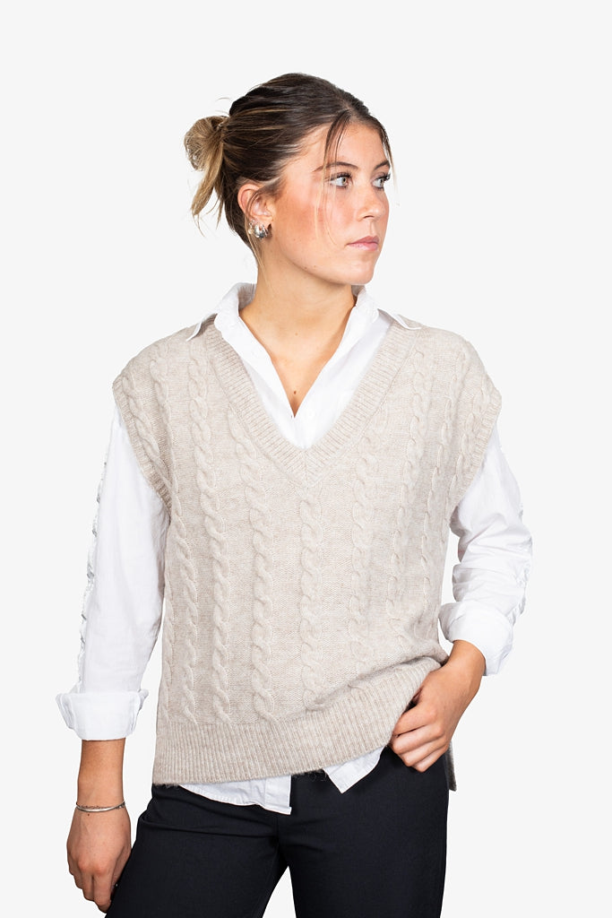 Heritage Vest - Oat