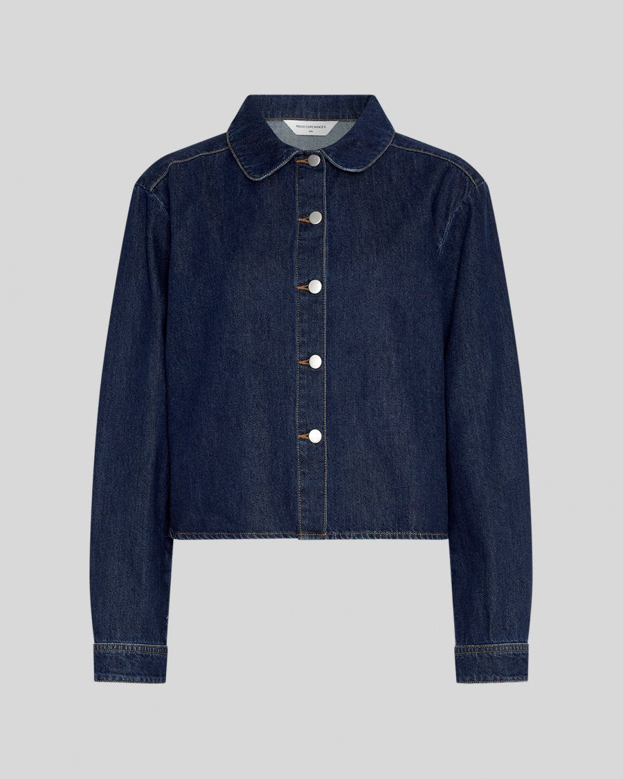 Adna Elena Shirt - Dark Blue Wash