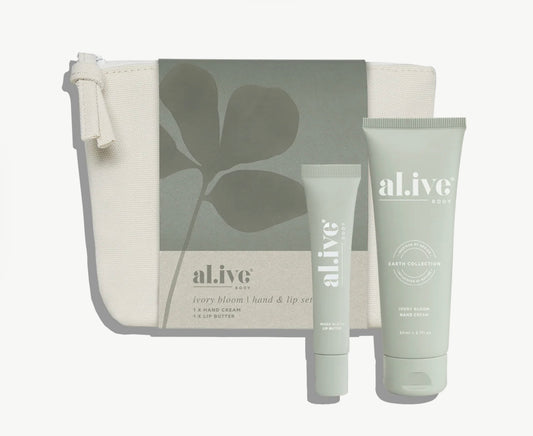 al.ive -  Ivory Bloom - Hand & Lip Set