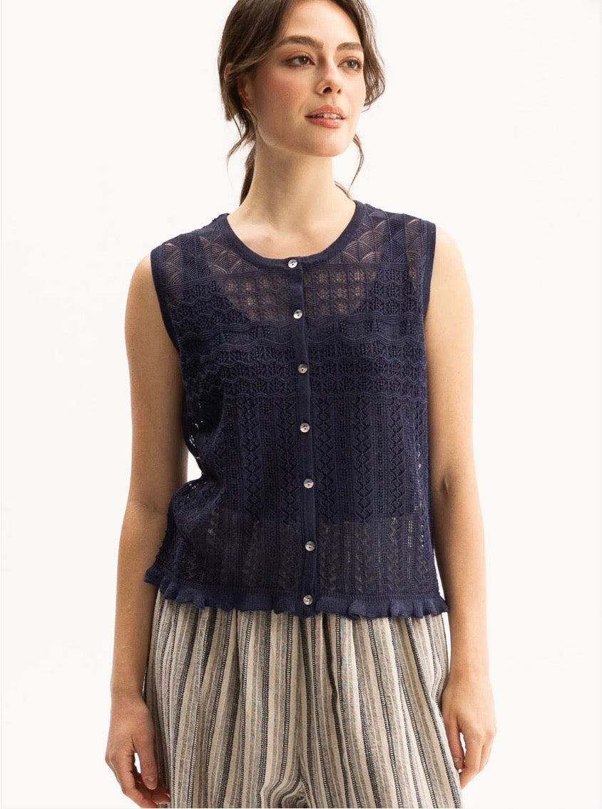 Christine Top - Navy