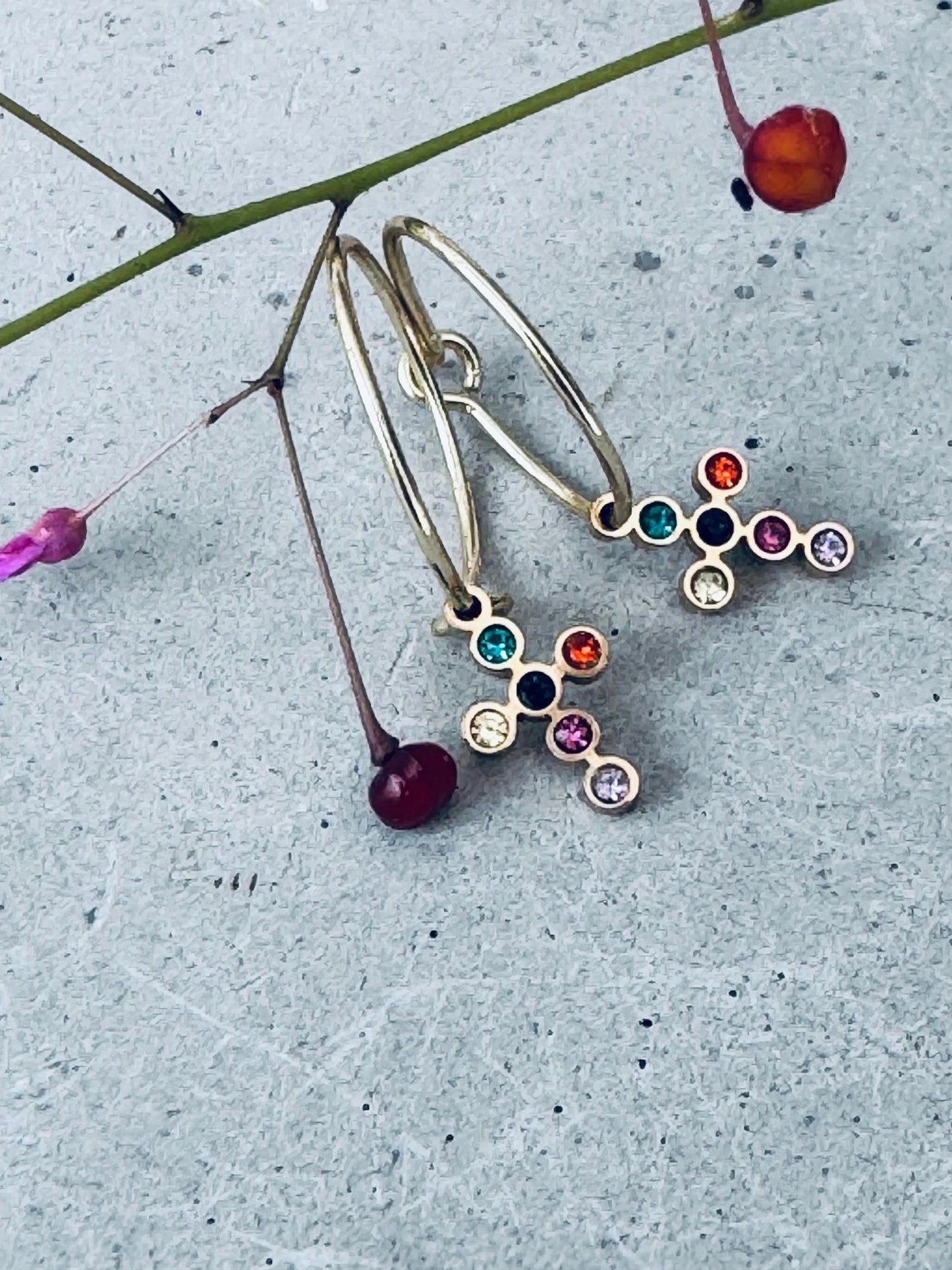 Spectrum Hoop Earrings
