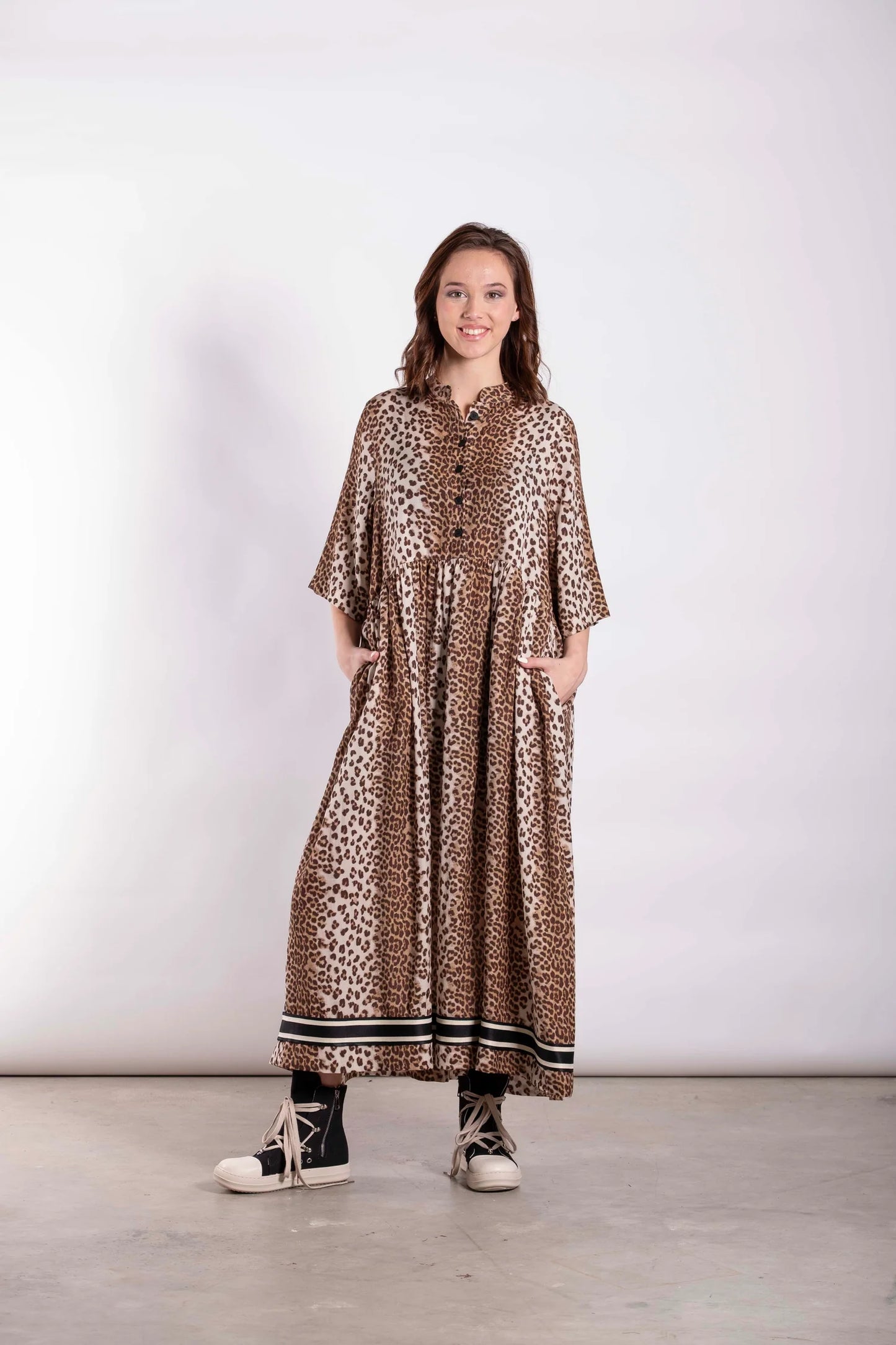 Brylee Dress - Leopard Print