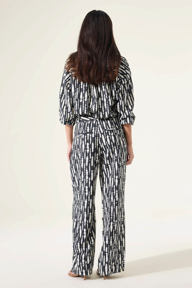Black Print Pants