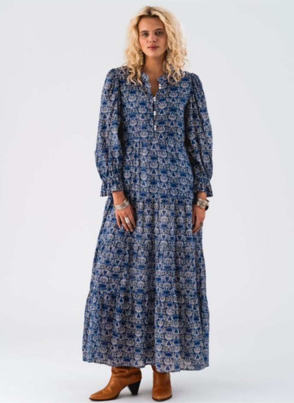 Evelyn Maxi Dress - Blue