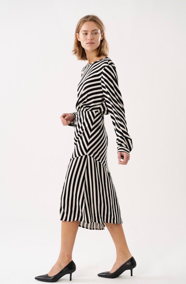 Rigall Midi Dress - Stripe