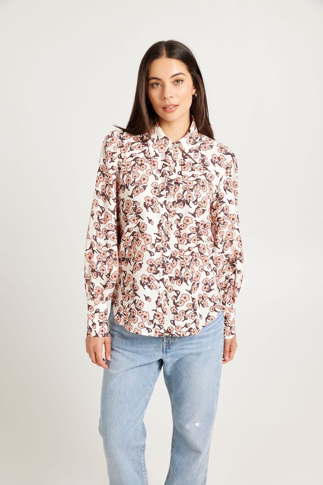 Casino Top - Blossom Print