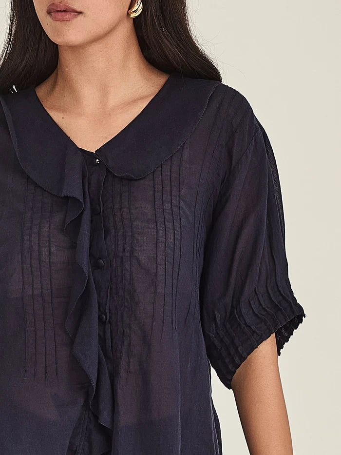 Elodie Blouse - French Navy