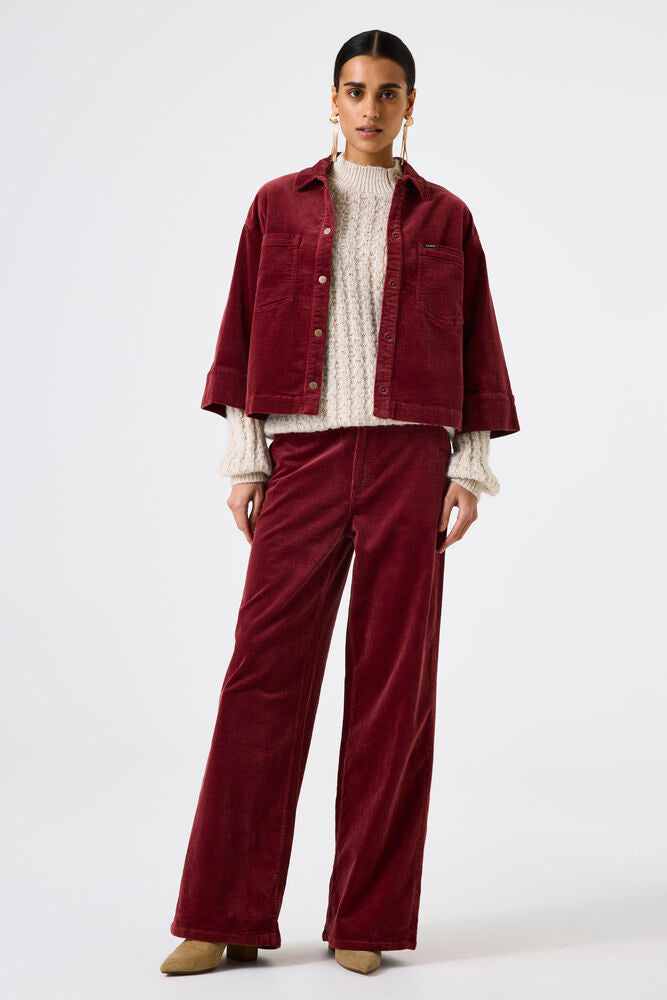 Cord Jacket - Scarlet Oak