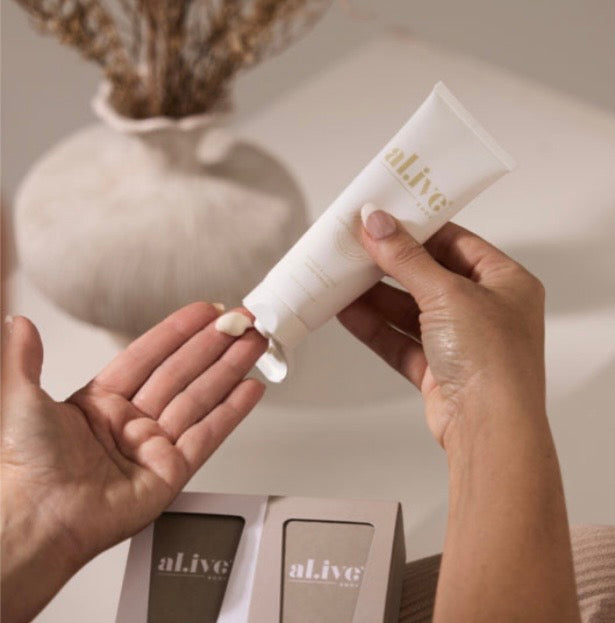al.ive - Hand Cream Duet - Mango & Lychee - Sea Cotton & Coconut