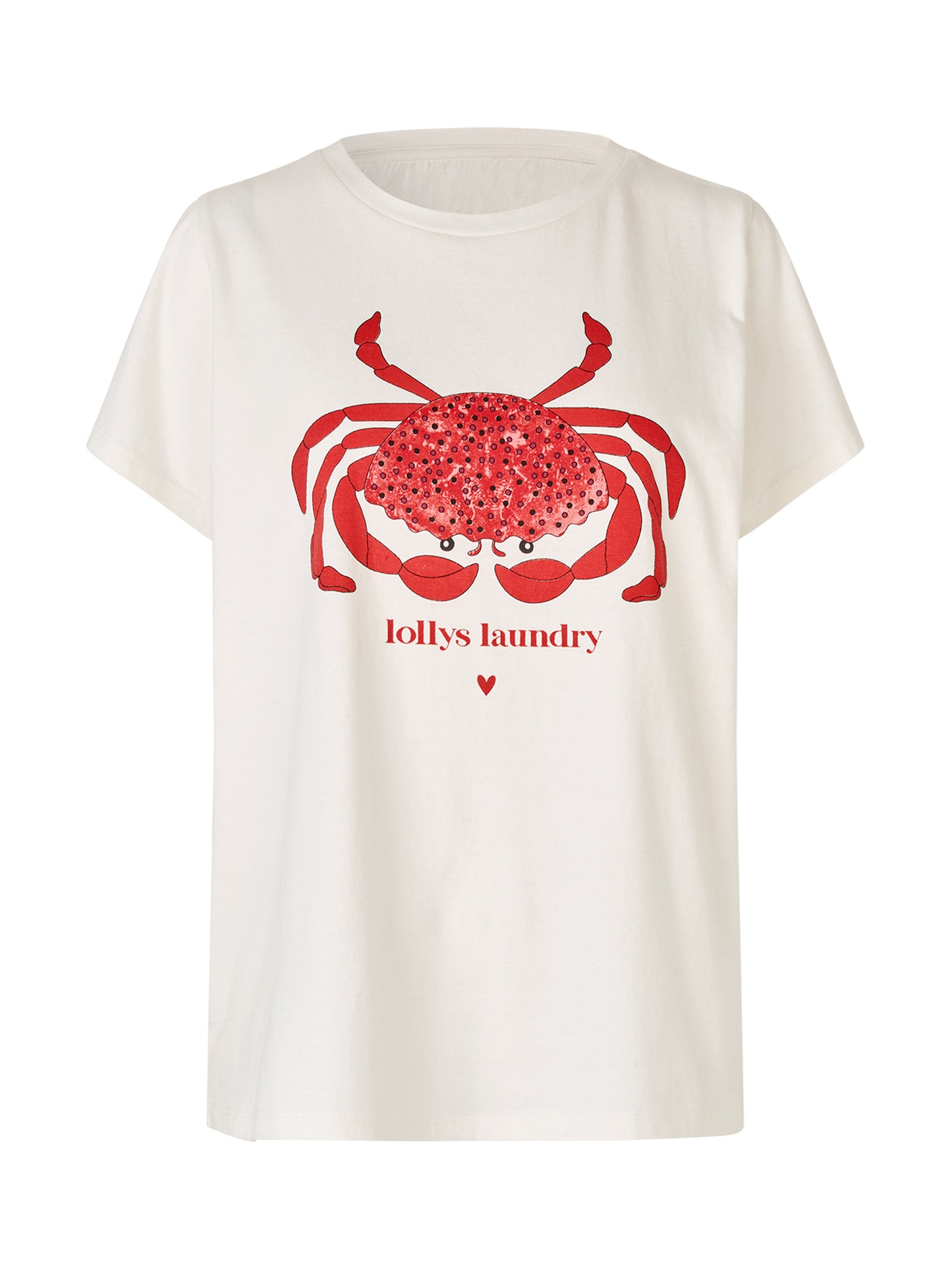 Romall Crab Tee - White
