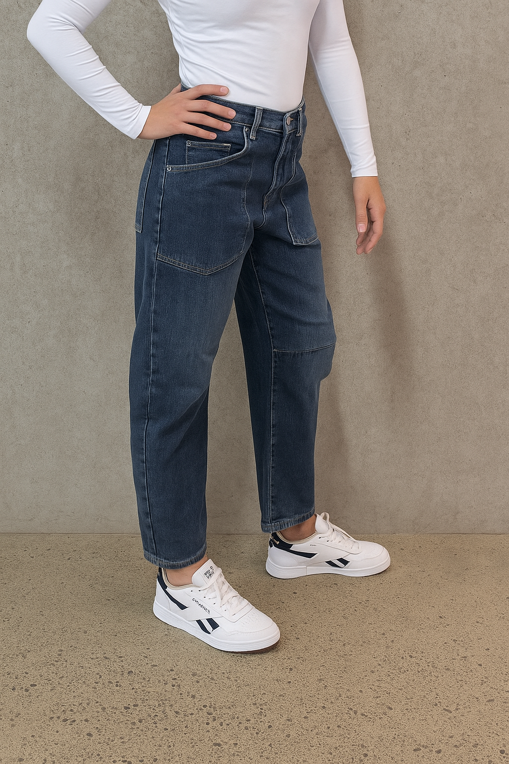 Marlow Barrel Jeans - Sadira Wash