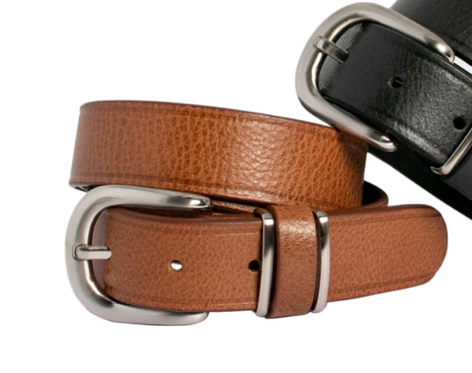 Laura Leather Belt - Brandy Tan