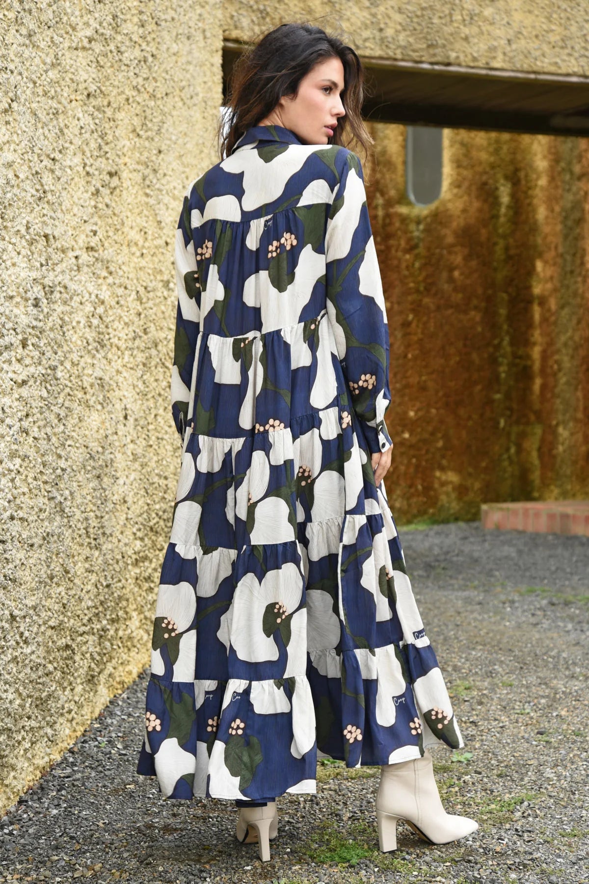 Sun & The Swoon Dress - Navy
