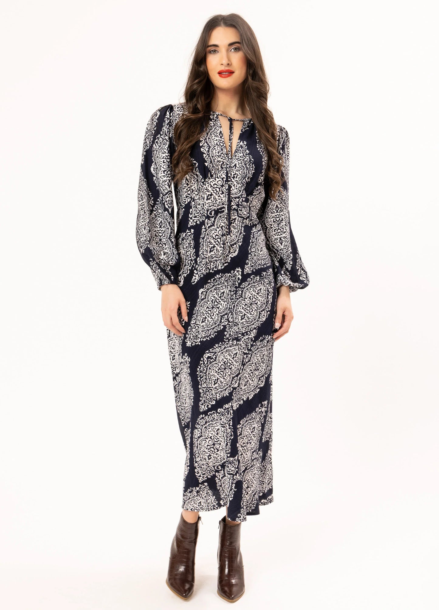 Elegant Dress - Navy Whisper