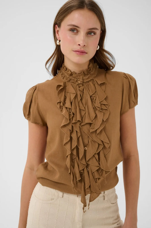 Elli Shirt - Toasted Coconut