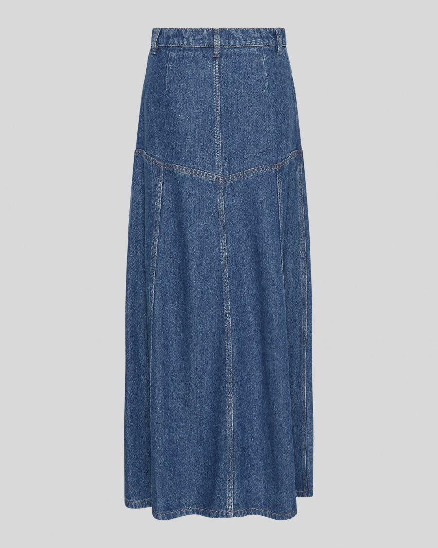 Laurentine Rue Skirt - Mid Blue Wash