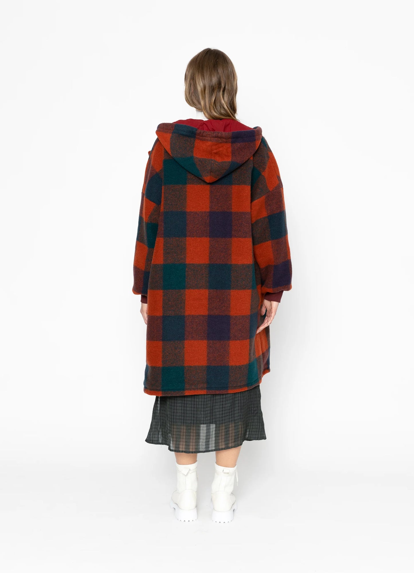 Valor Coat - Orange Check