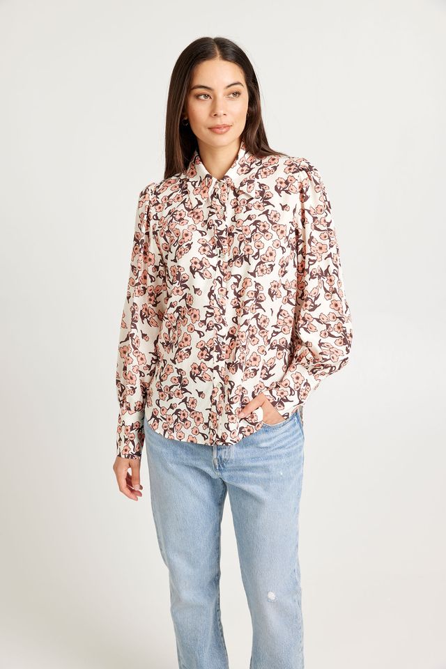 Casino Top - Blossom Print