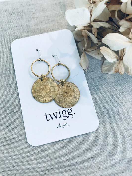 Chemistry Duo Circle Earrings