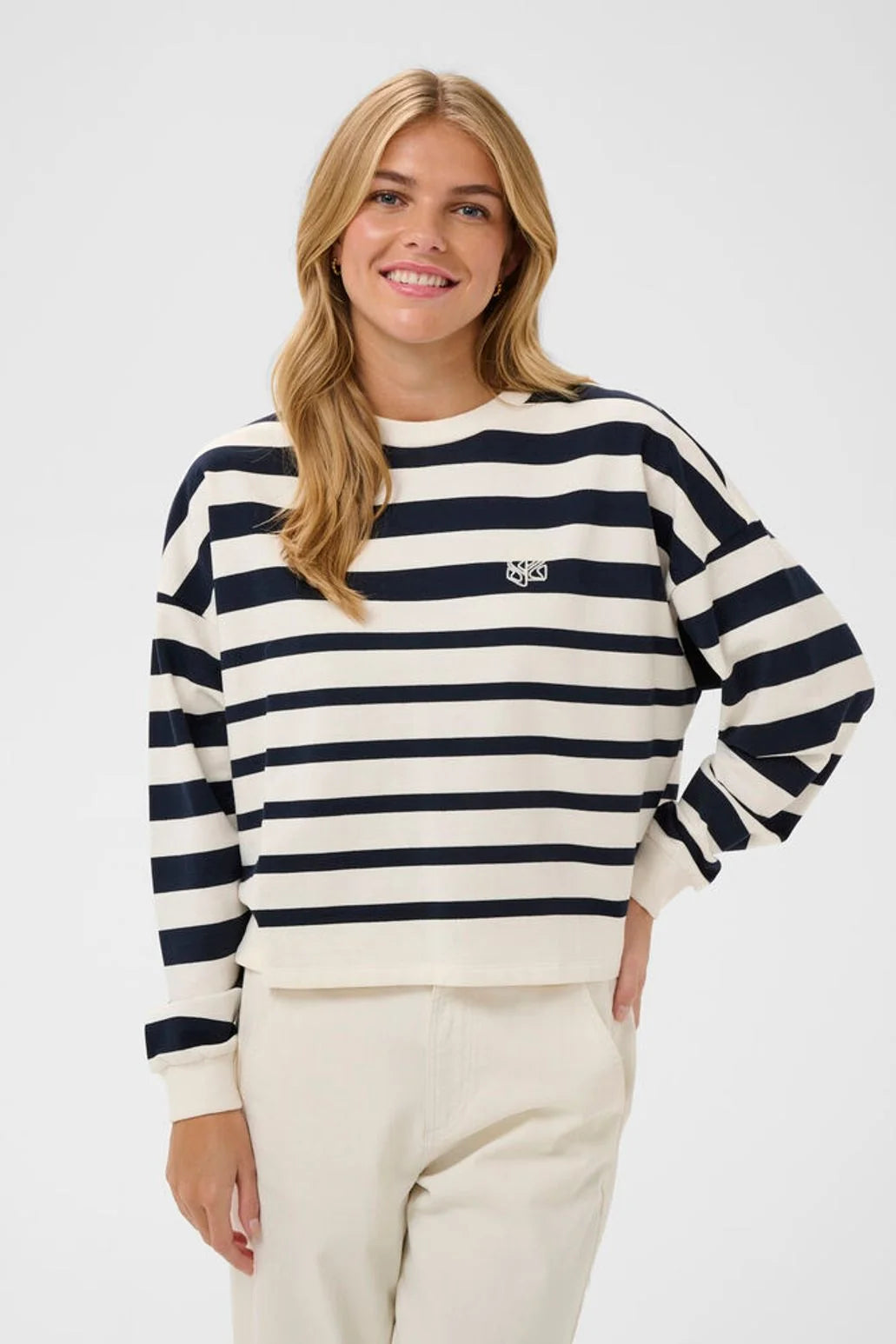 Philene Sweatshirt - Night Sky Stripe