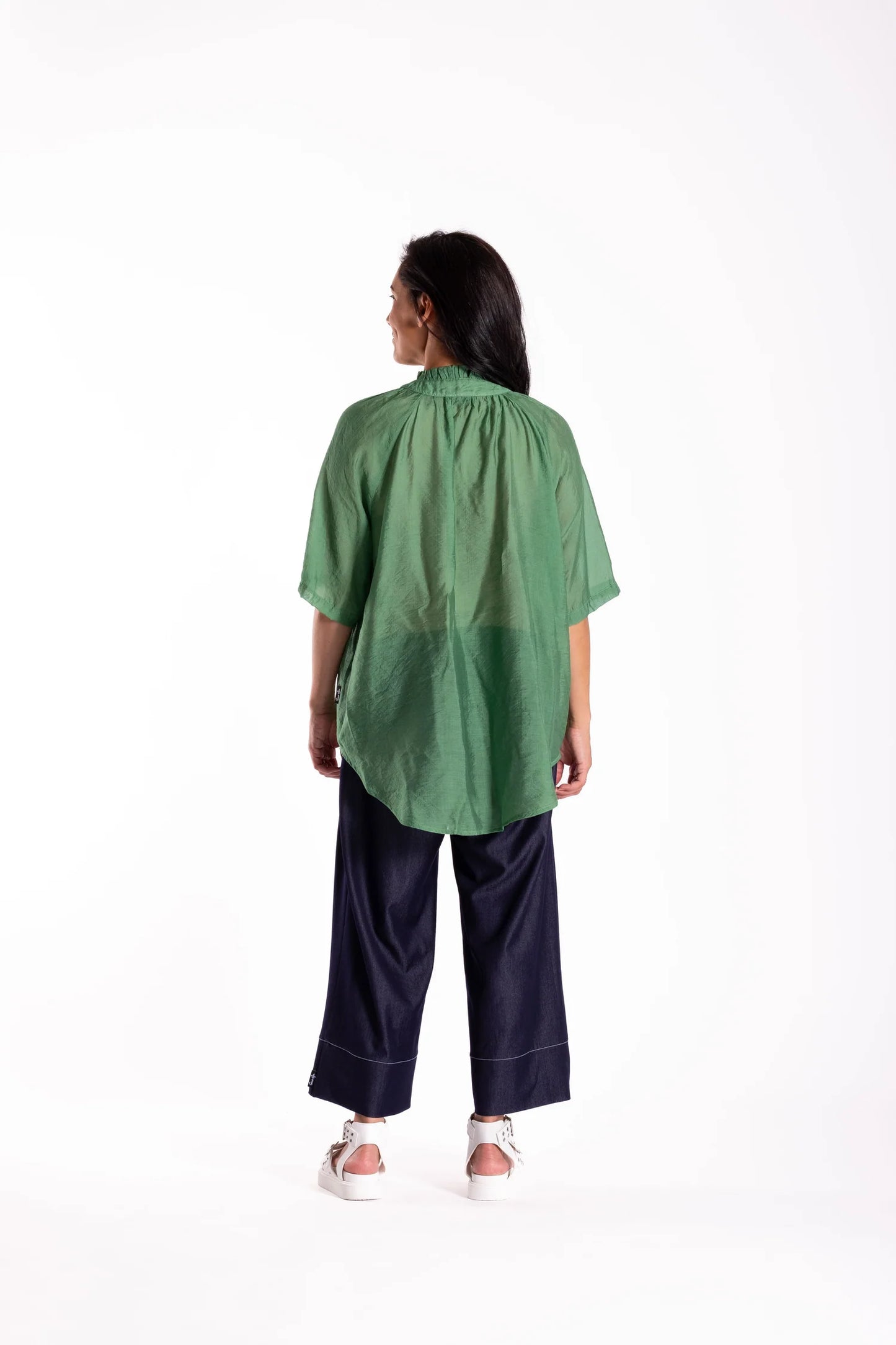 Delight Blouse - Leafy Green