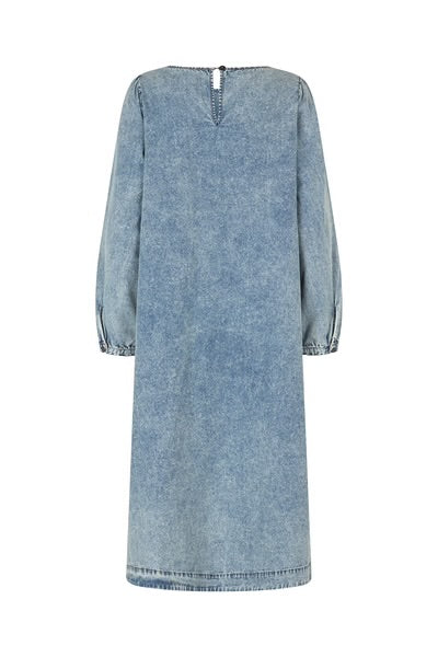 Lucas Midi Dress - Washed Denim